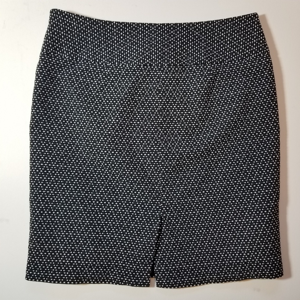 Ann Taylor Loft black and white skirt - Picture 3 of 6